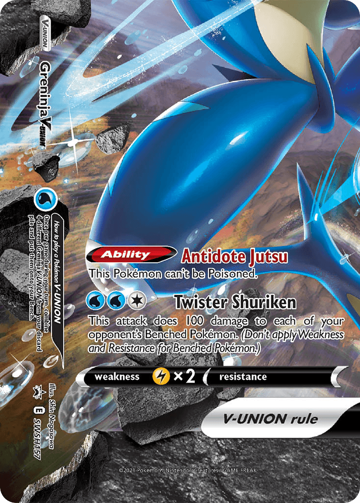 Carta Pokémon Greninja V-UNION