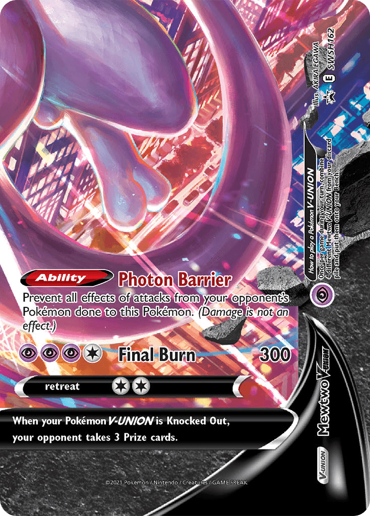 Carta Pokémon Mewtwo V-UNION