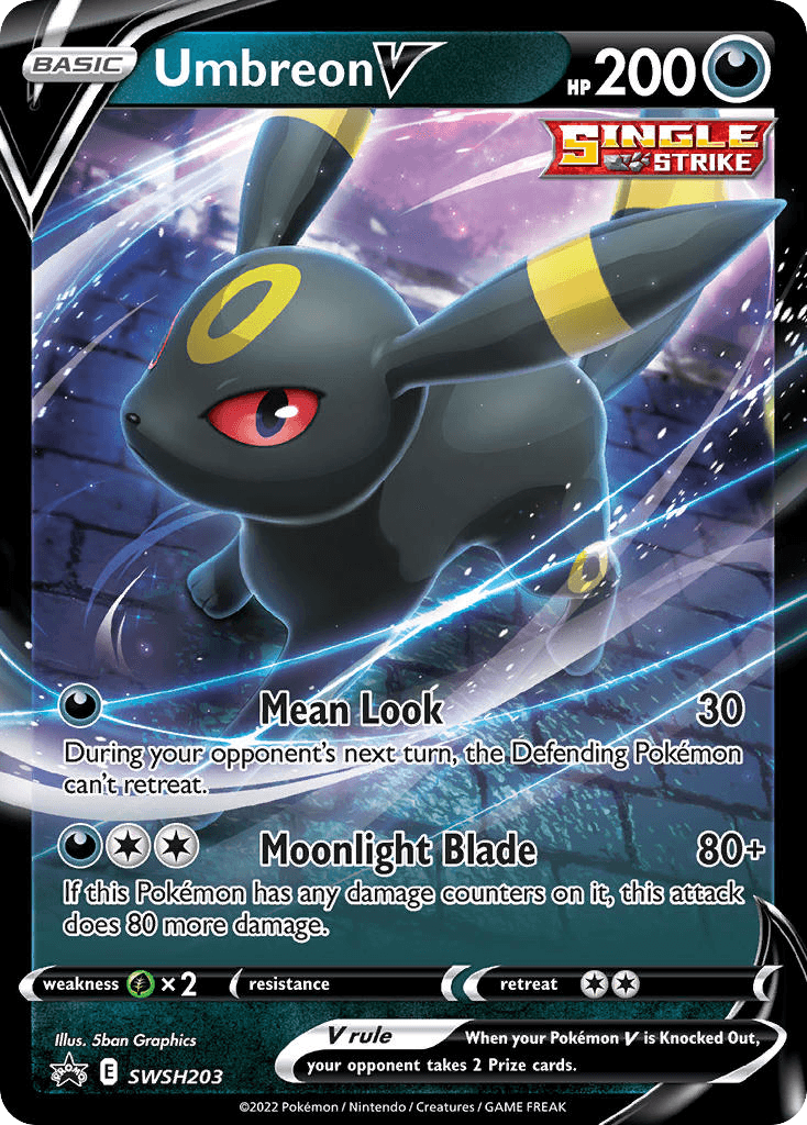 Carta Pokémon Umbreon V