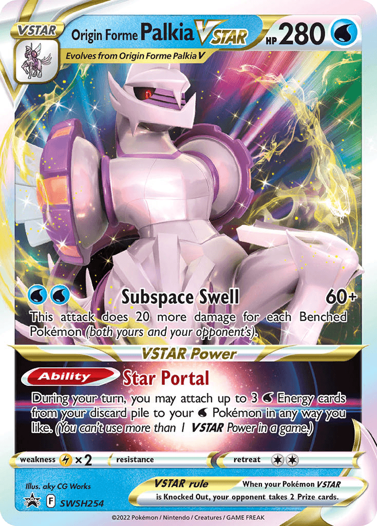 Carta Pokémon Origin Forme Palkia VSTAR SWSH254