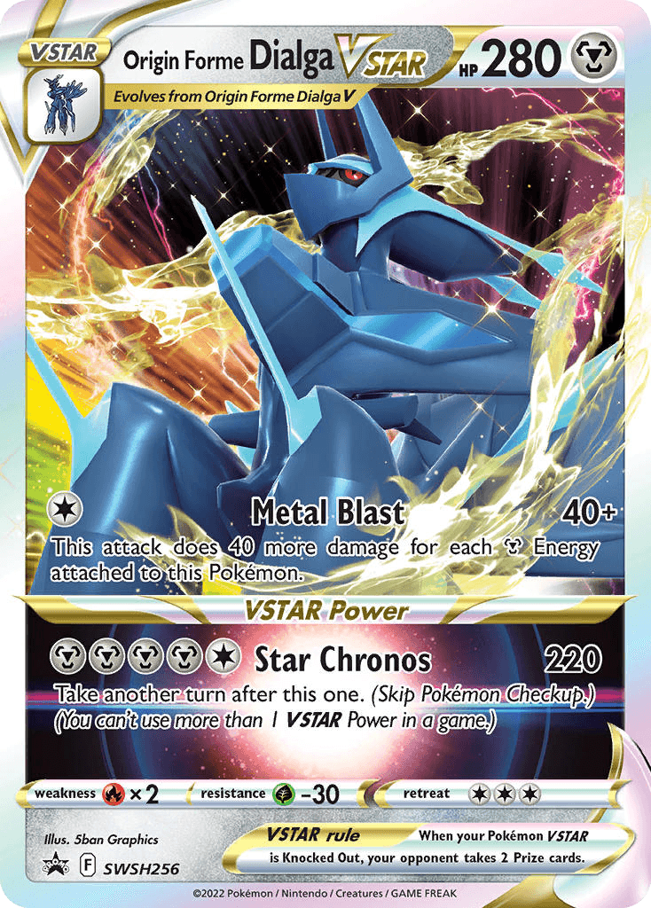 Carta Pokémon Origin Forme Dialga VSTAR SWSH256