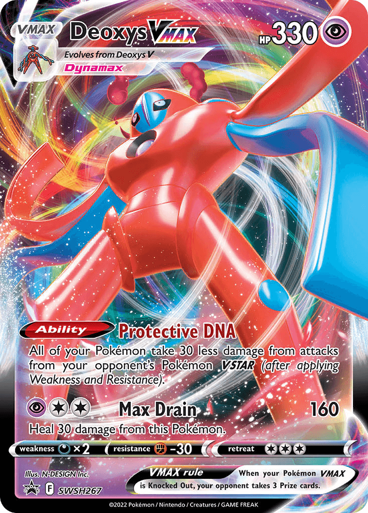 Carta Pokémon Deoxys VMAX