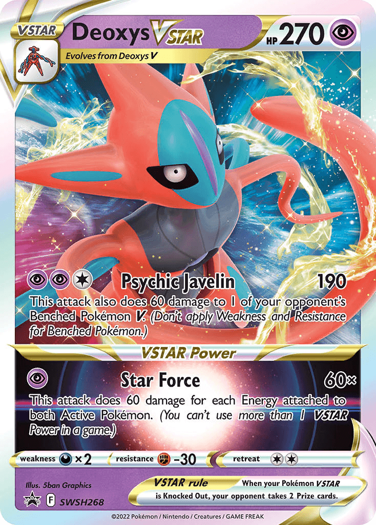 Carta Pokémon Deoxys VSTAR