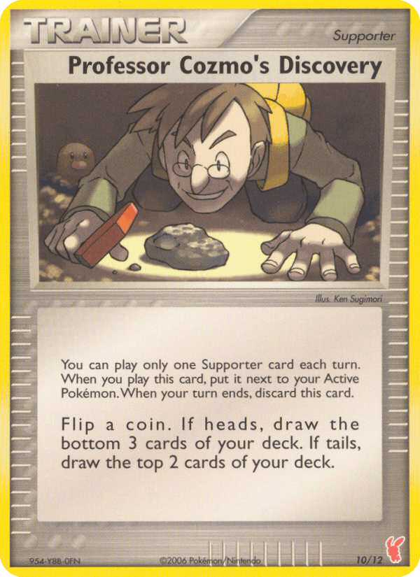 Carta Pokémon Professor Cozmo's Discovery 10