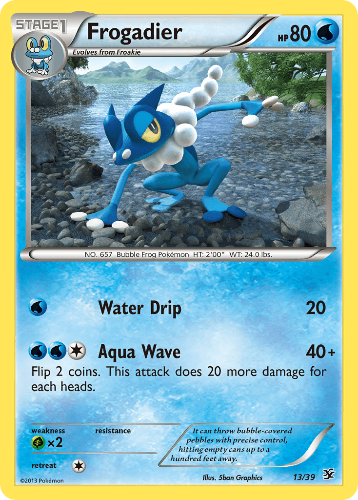 Carta Pokémon Frogadier 13