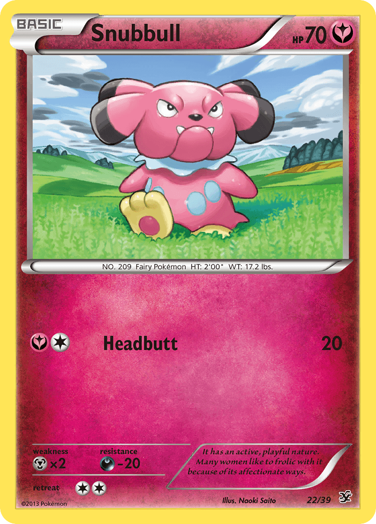 Carta Pokémon Snubbull