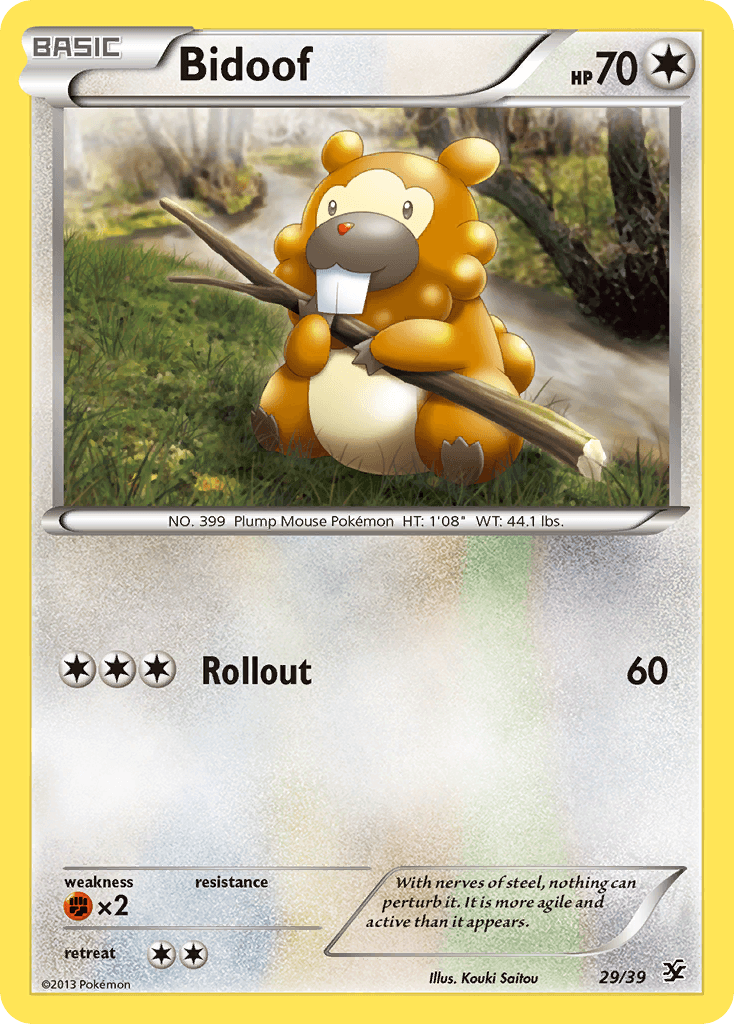 Carta Pokémon Bidoof
