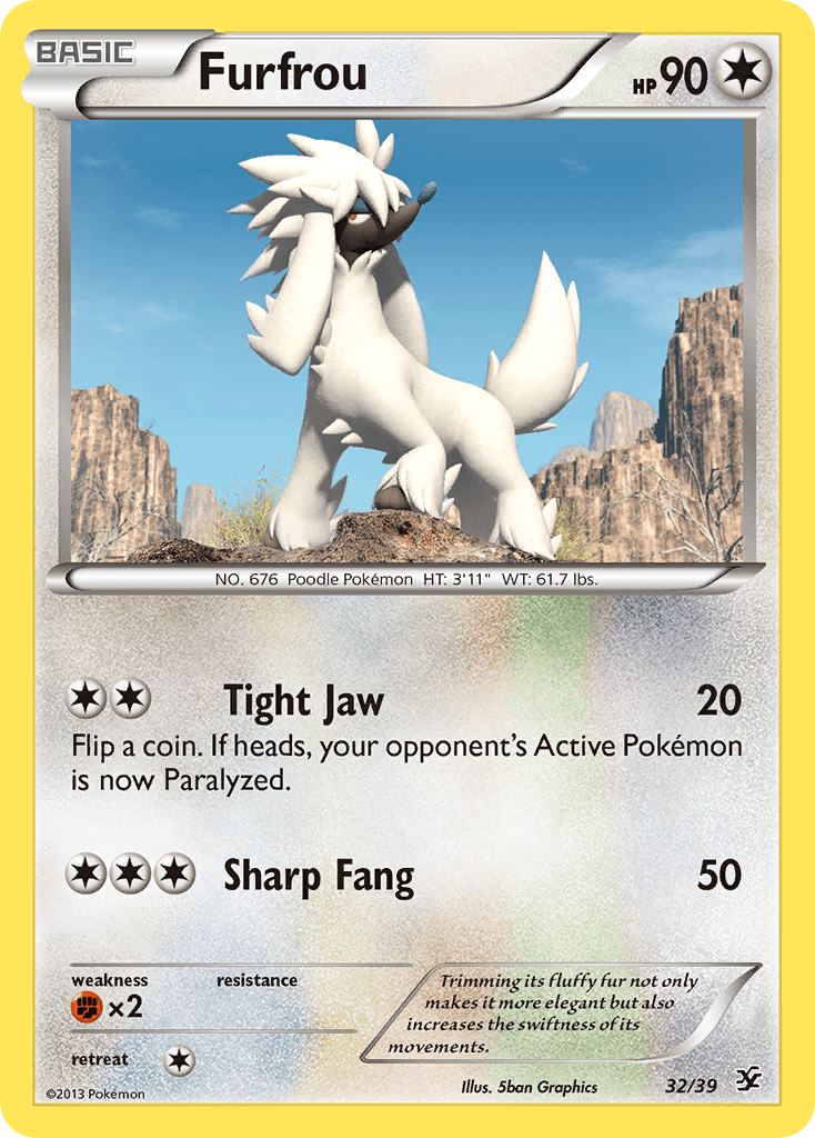 Carta Pokémon Furfrou