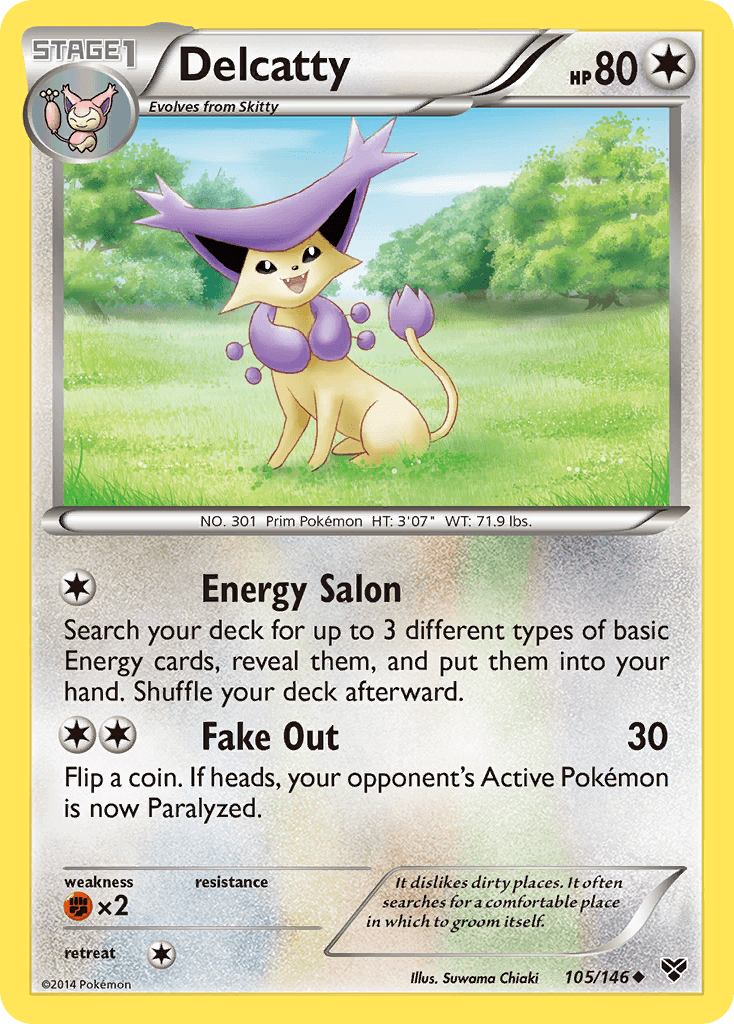 Carta Pokémon Delcatty