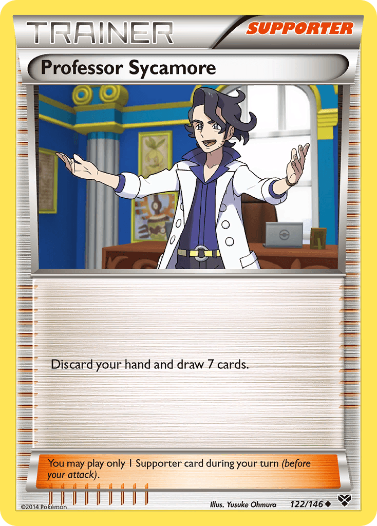 Carta Pokémon Professor Sycamore 122 de XY