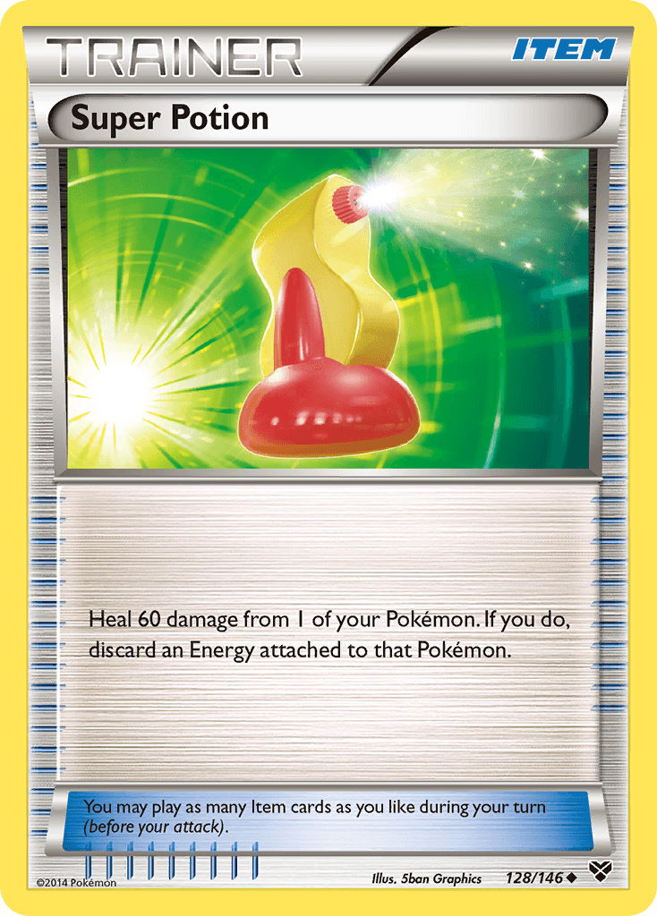 Carta Pokémon Super Potion 128 de XY