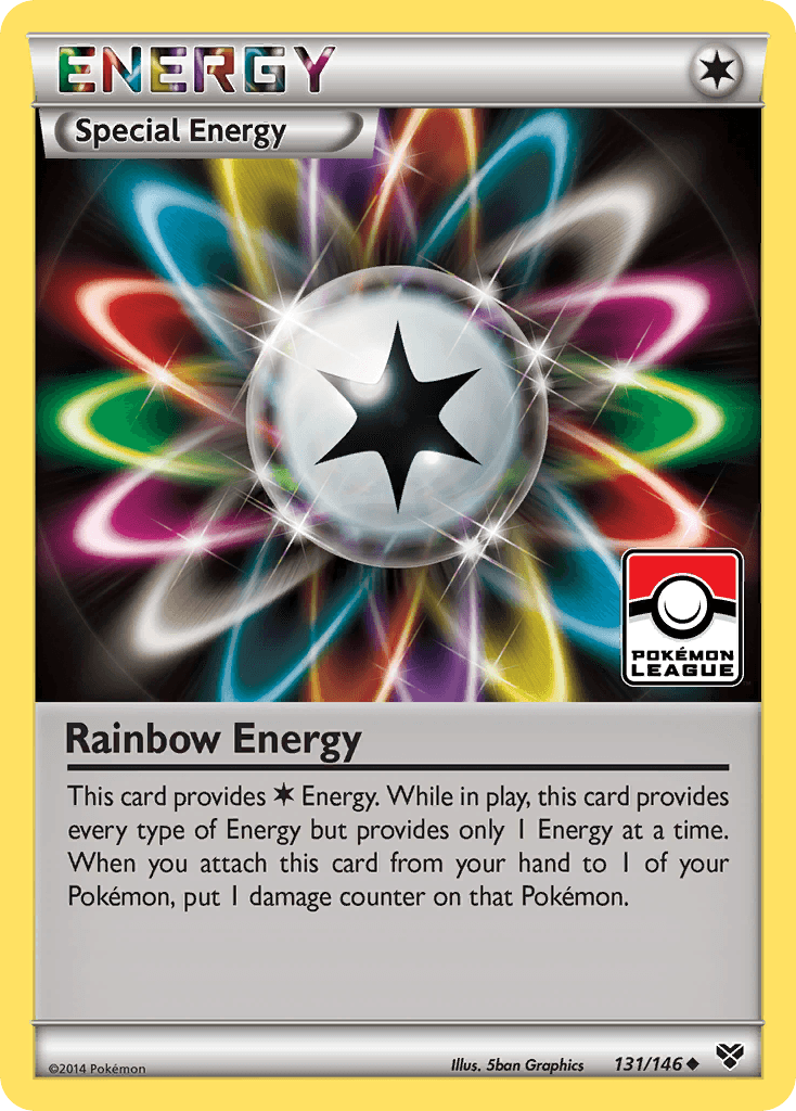 Carta Pokémon Rainbow Energy 131 de XY