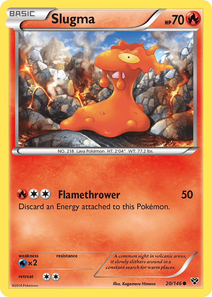 Carta Pokémon Slugma