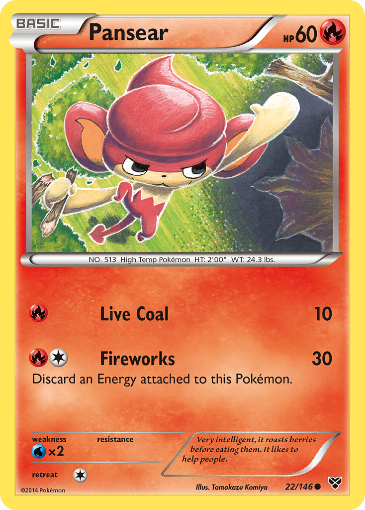 Carta Pokémon Pansear