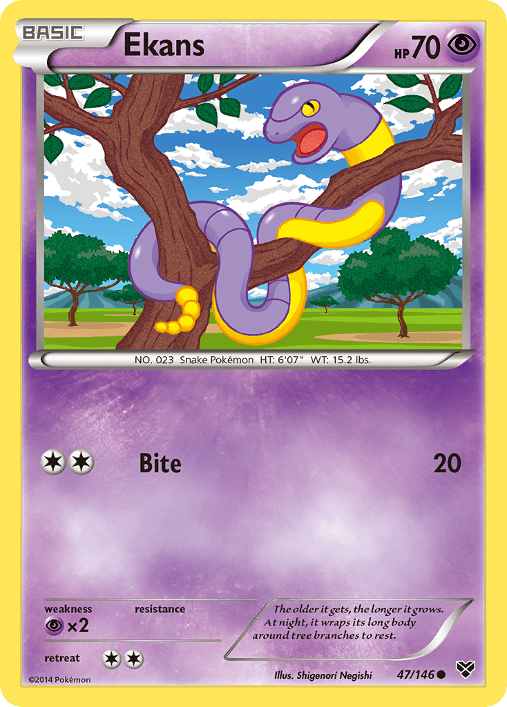 Carta Pokémon Ekans
