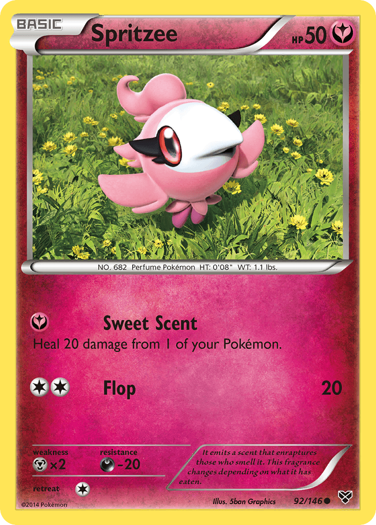 Carta Pokémon Spritzee