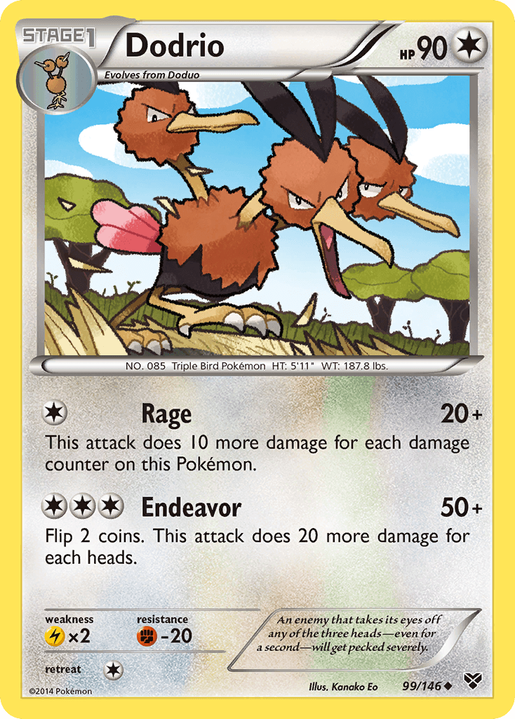 Carta Pokémon Dodrio