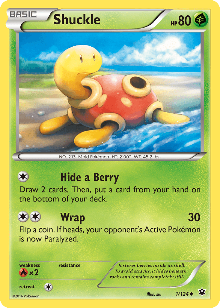 Carta Pokémon Shuckle 1