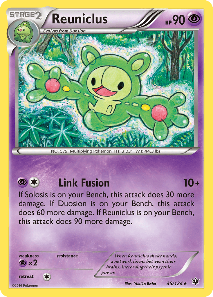 Carta Pokémon Reuniclus 35