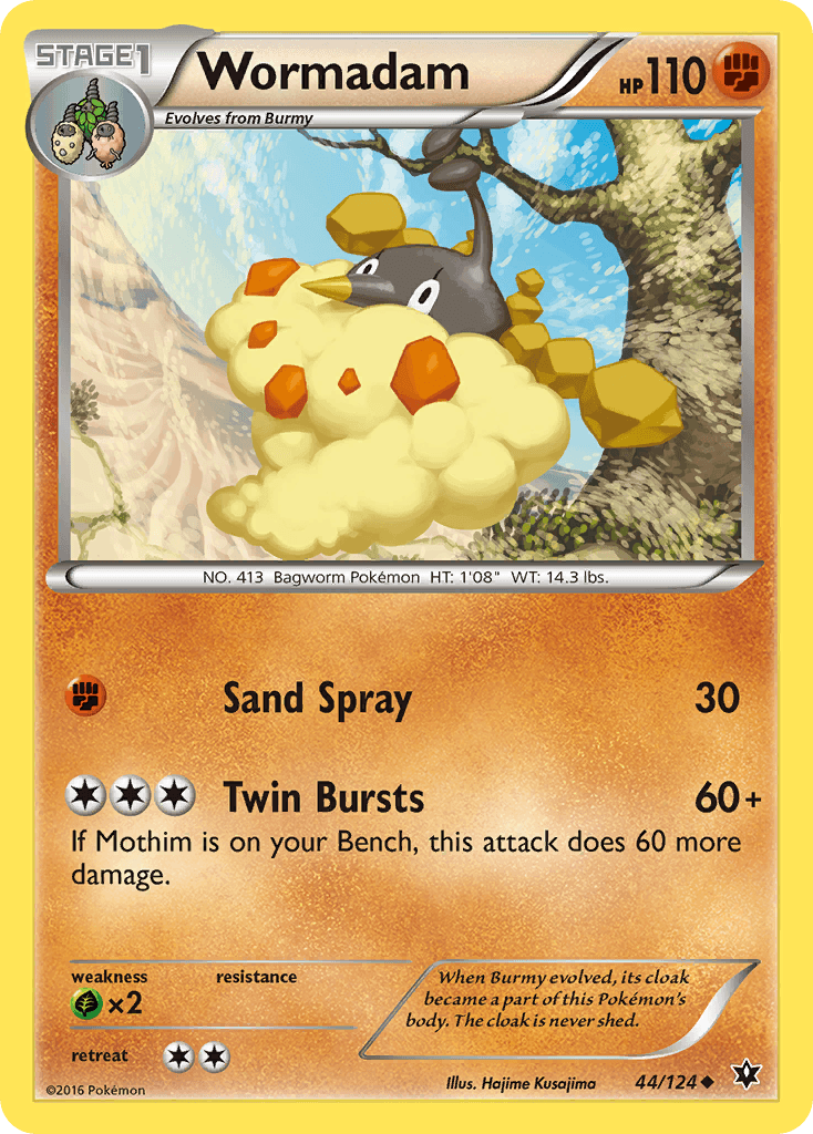 Carta Pokémon Wormadam 44