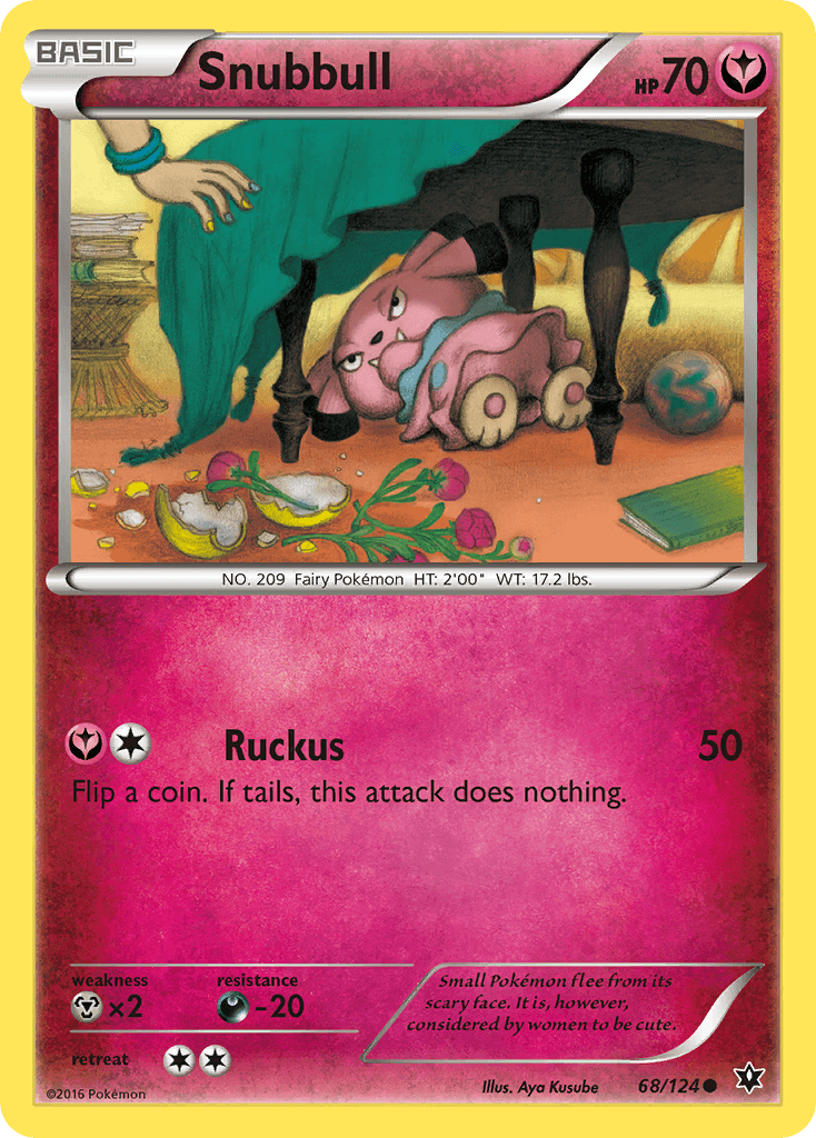 Carta Pokémon Snubbull