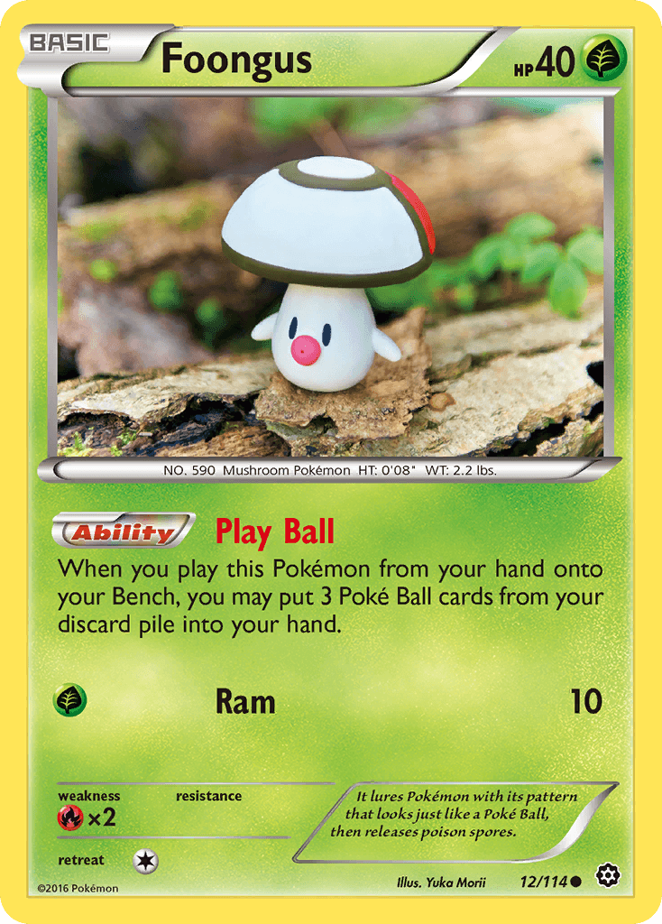 Carta Pokémon Foongus 12