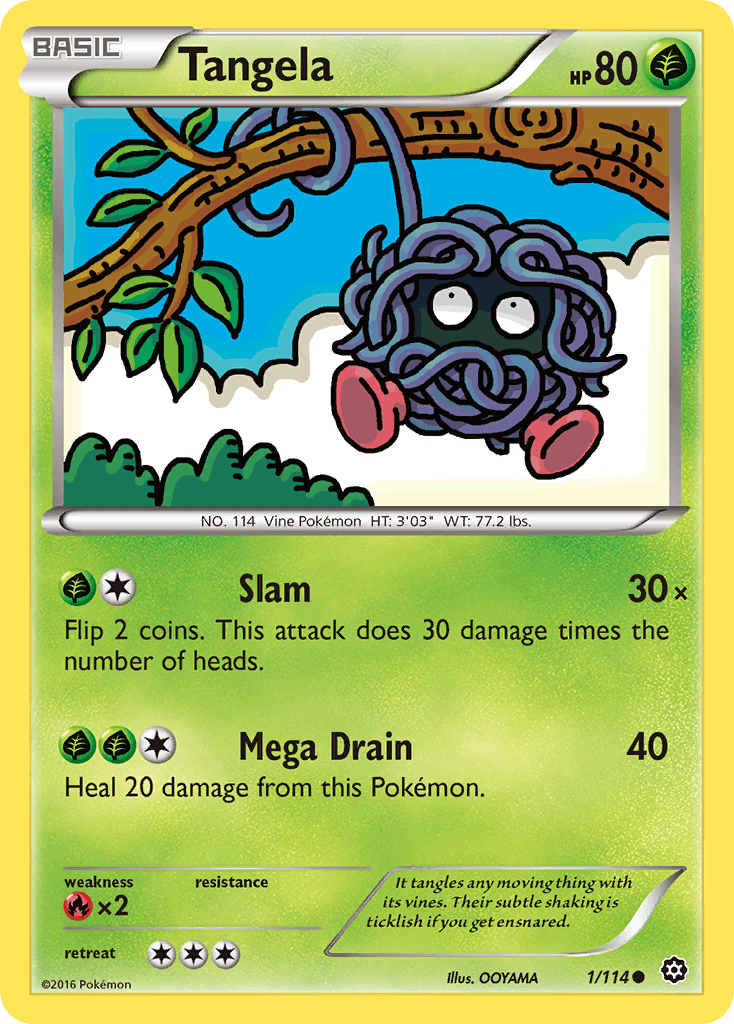 Carta Pokémon Tangela 1