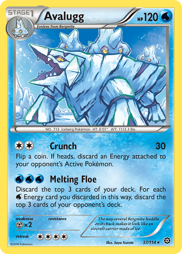 Carta Pokémon Avalugg 37