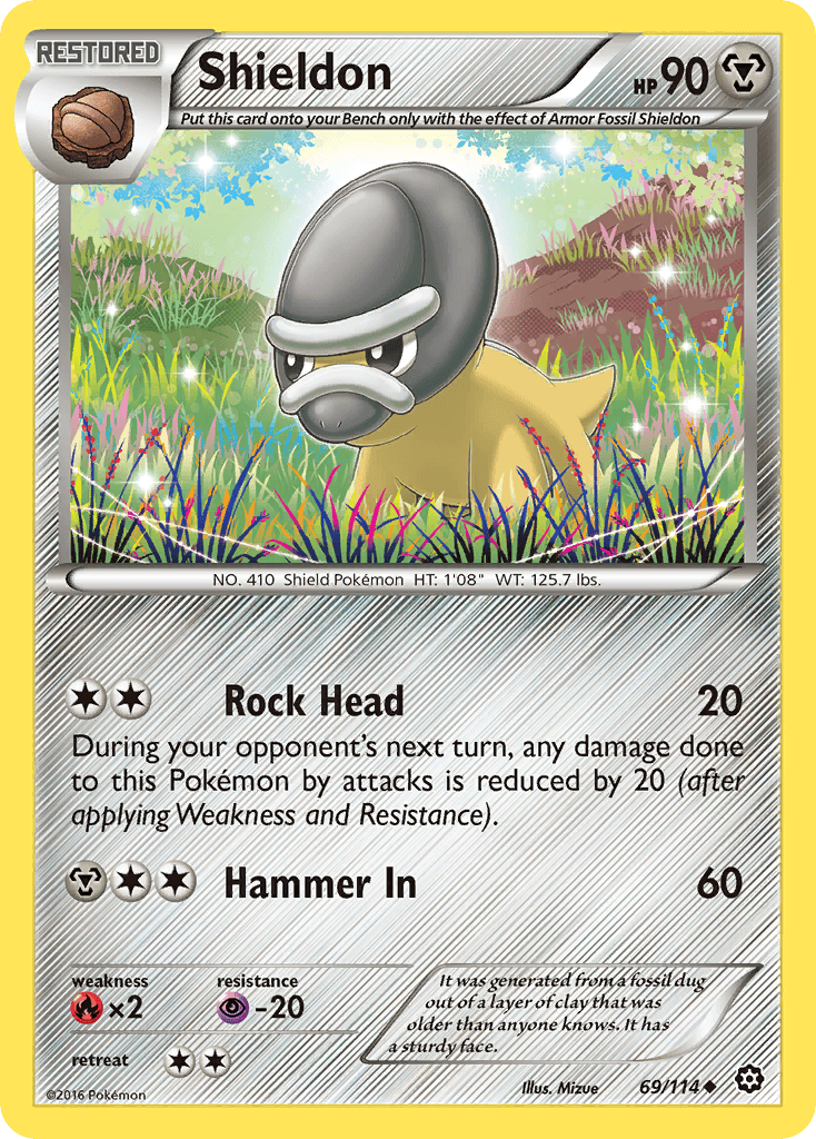 Carta Pokémon Shieldon 69