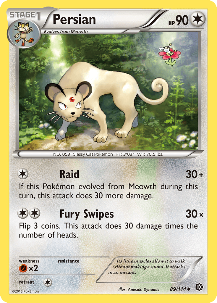 Carta Pokémon Persian