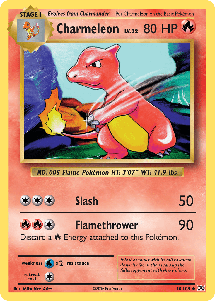Carta Pokémon Charmeleon 10