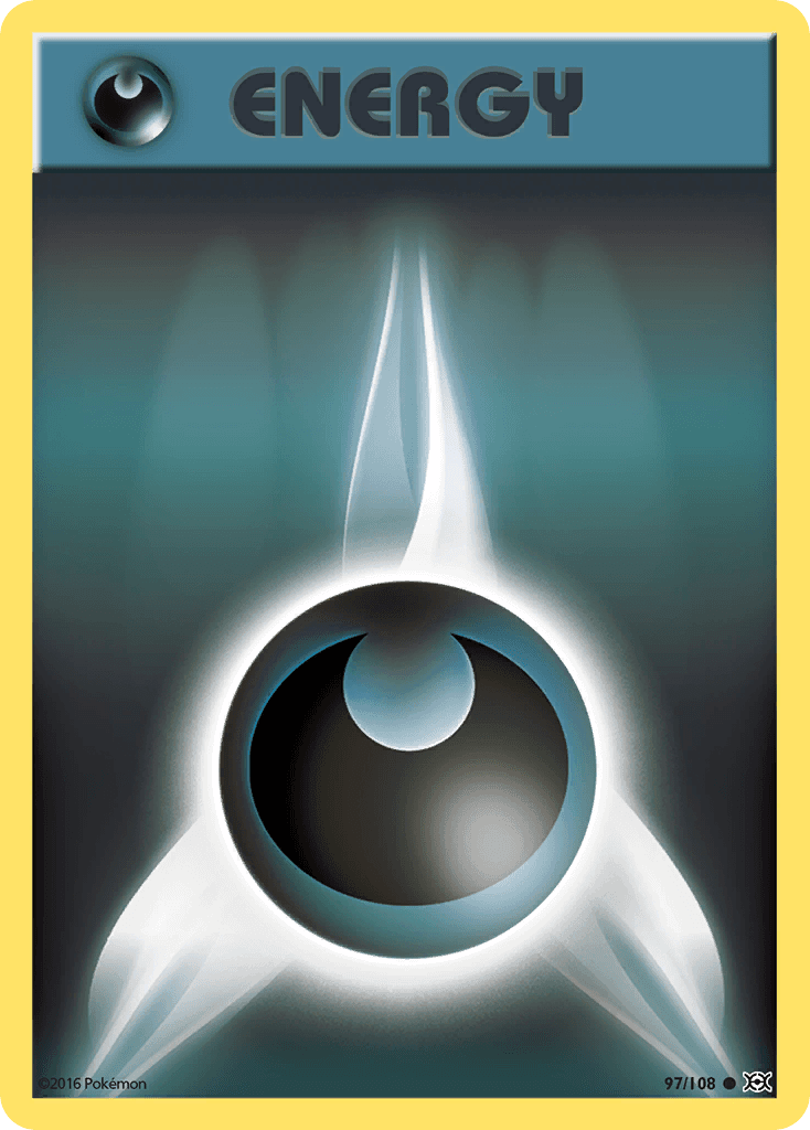 Carta Pokémon Darkness Energy 97 de Evolutions