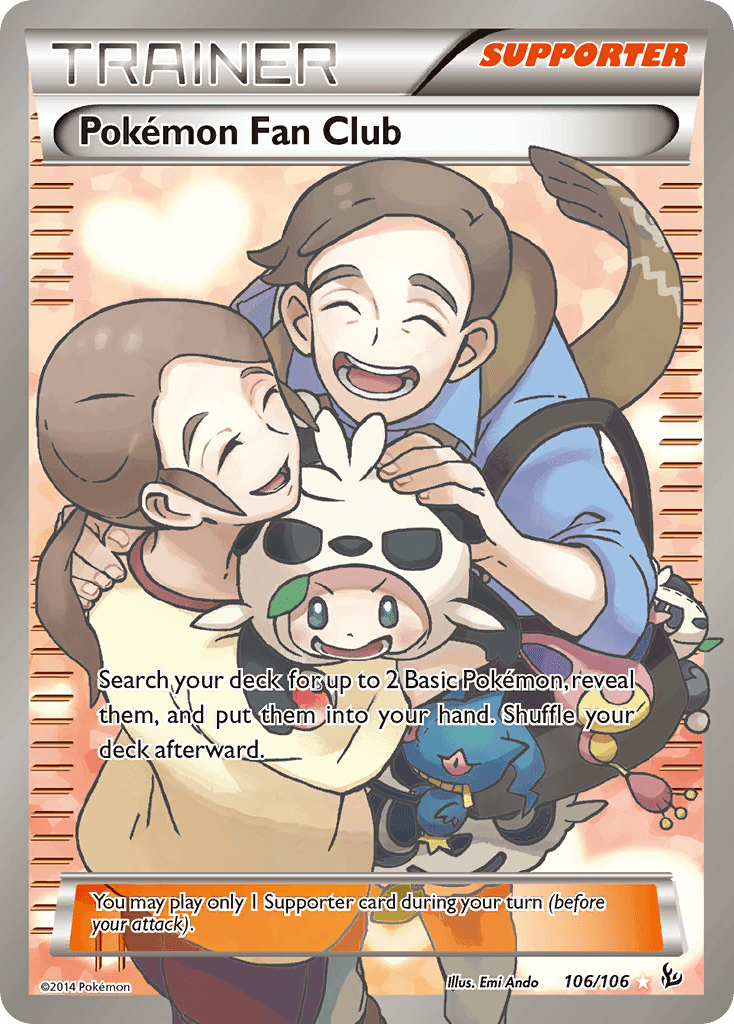 Carta Pokémon Pokémon Fan Club 106