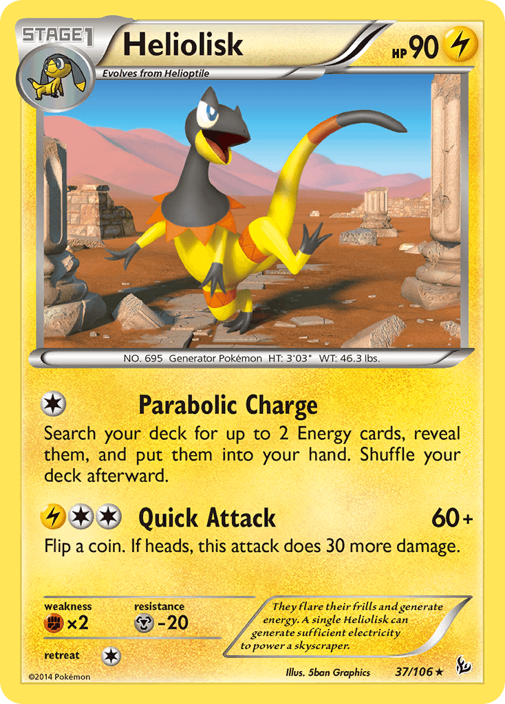 Carta Pokémon Heliolisk 37