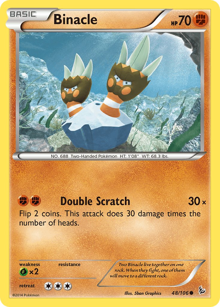Carta Pokémon Binacle 48