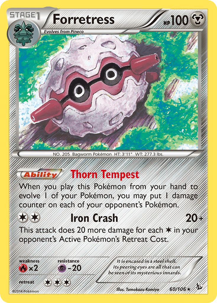 Carta Pokémon Forretress 60