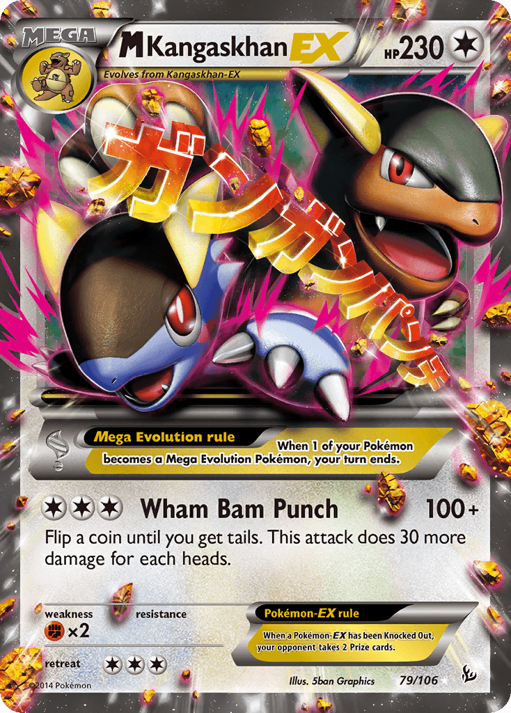 Carta Pokémon M Kangaskhan-EX 79