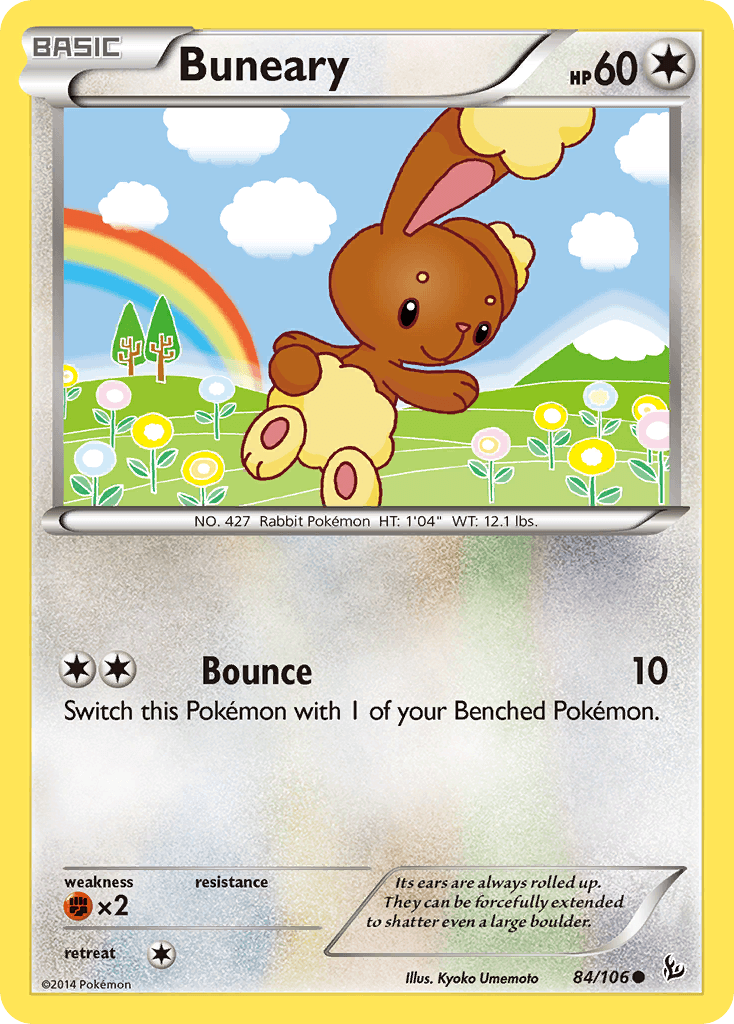 Carta Pokémon Buneary 84