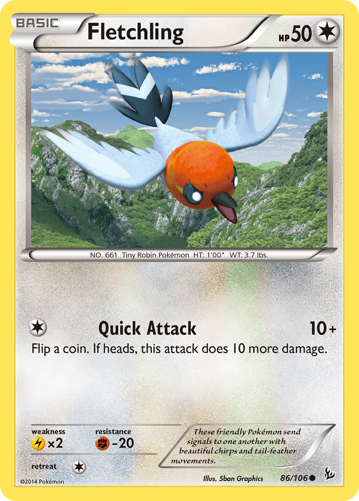 Carta Pokémon Fletchling