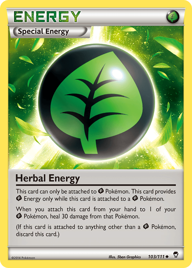 Carta Pokémon Herbal Energy 103