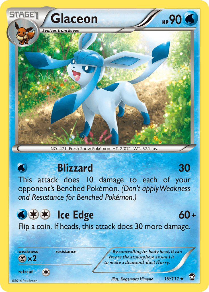 Carta Pokémon Glaceon