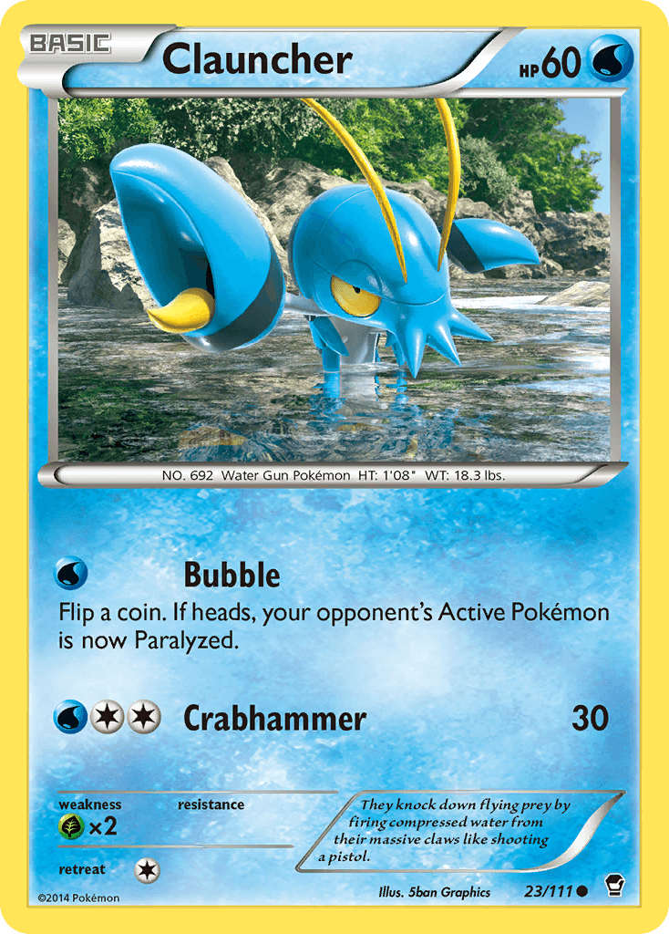 Carta Pokémon Clauncher 23