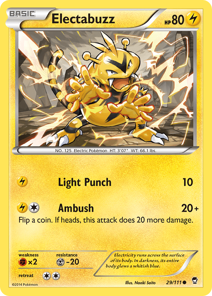 Carta Pokémon Electabuzz 29
