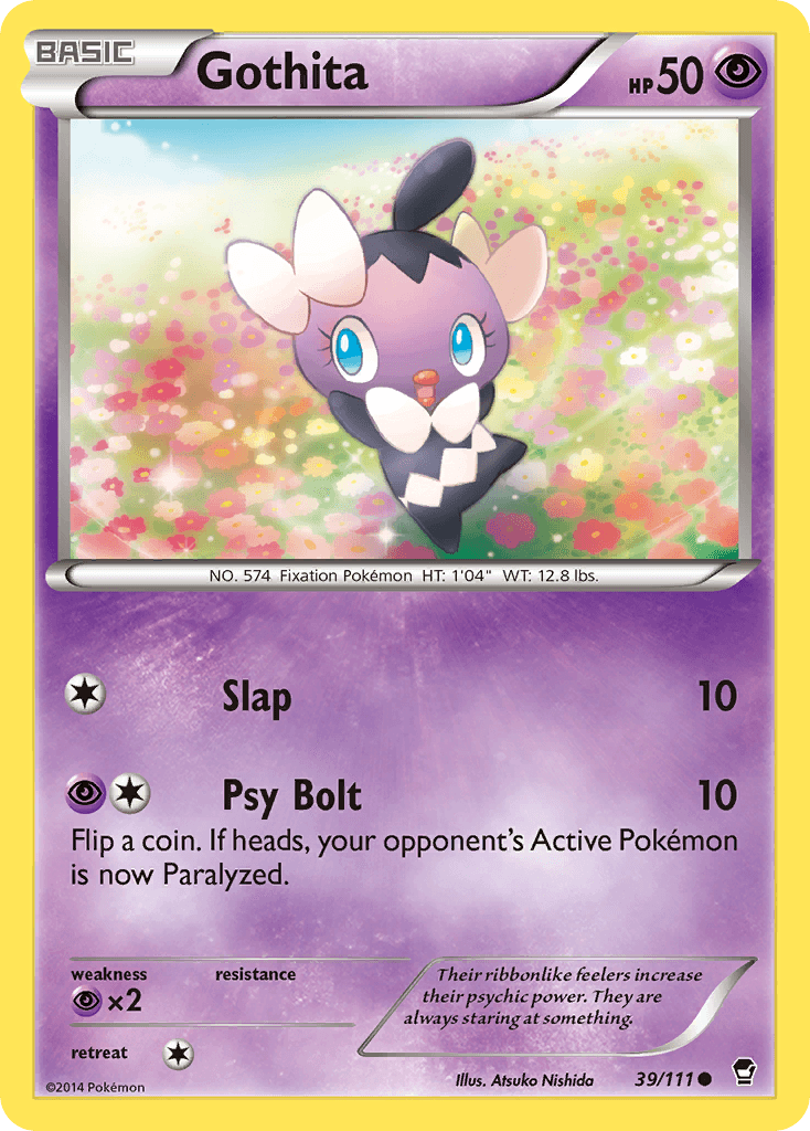 Carta Pokémon Gothita 39