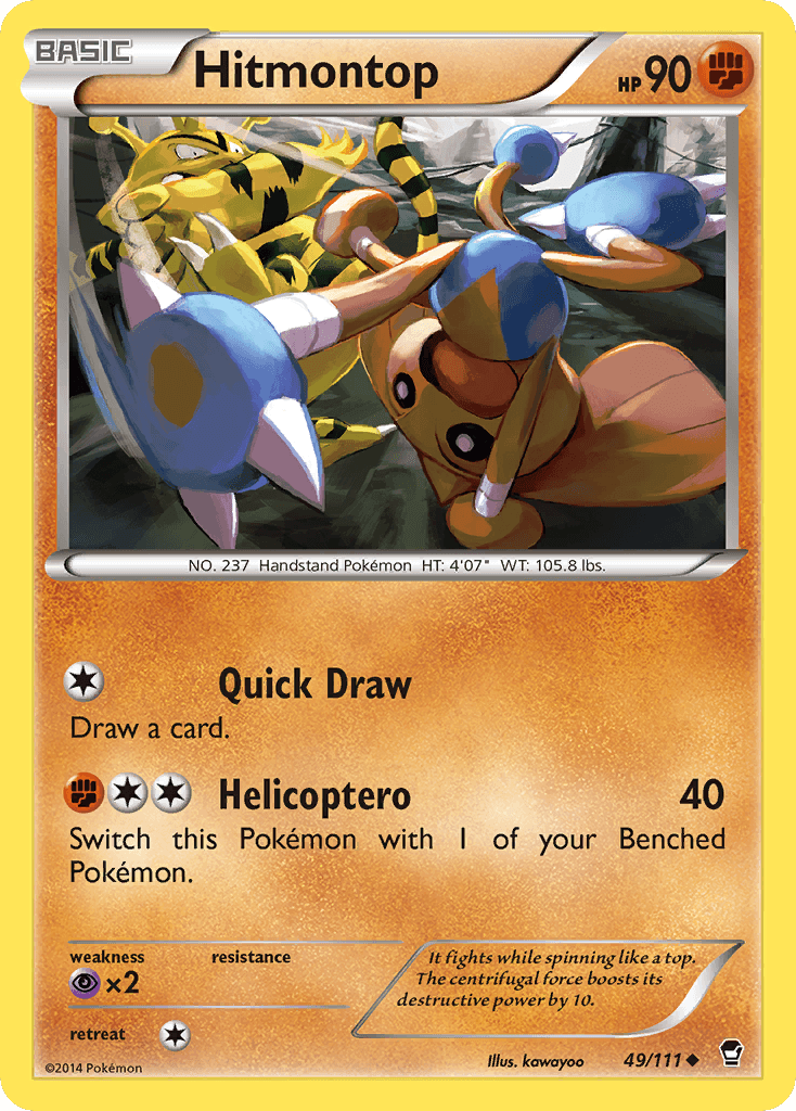 Carta Pokémon Hitmontop 49