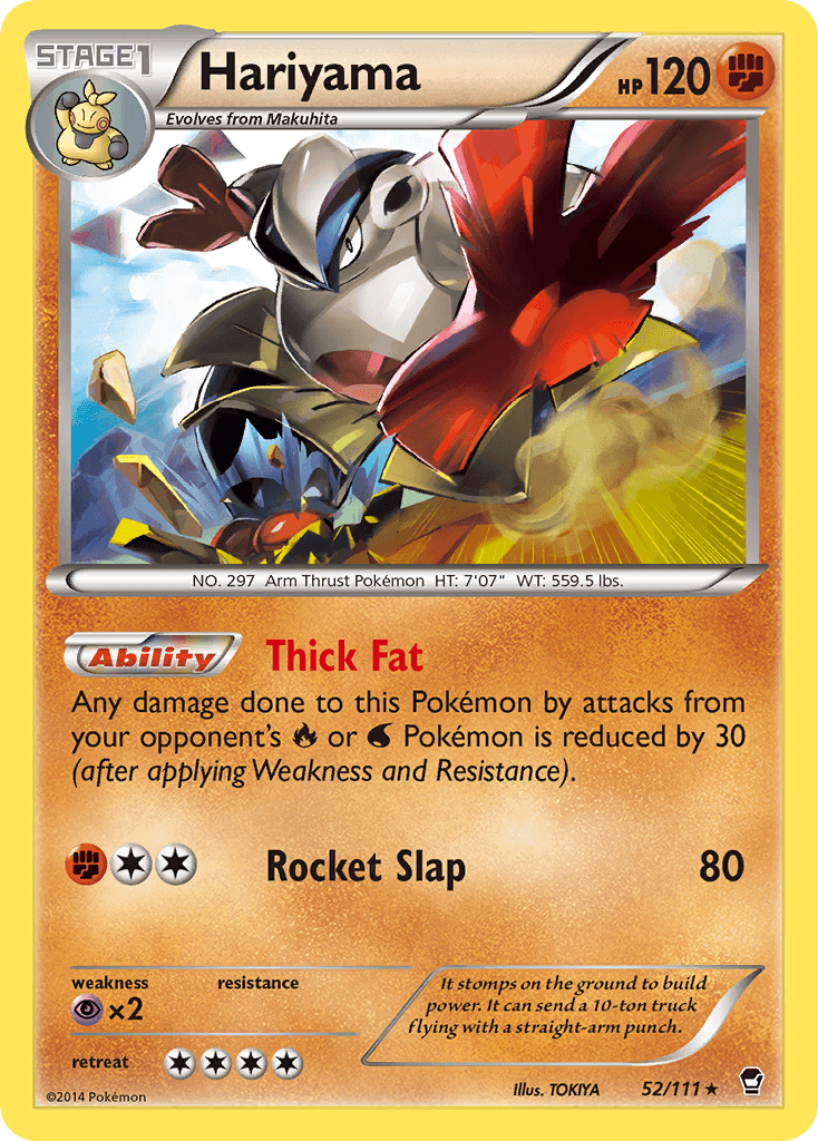 Carta Pokémon Hariyama 52
