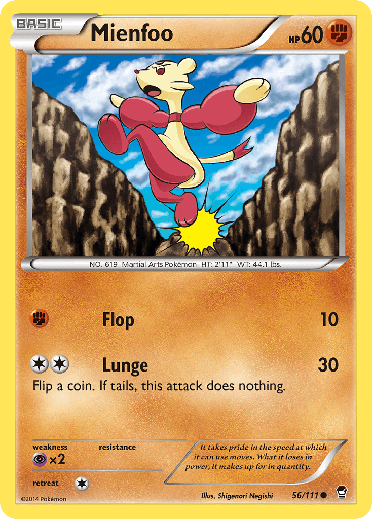 Carta Pokémon Mienfoo 56