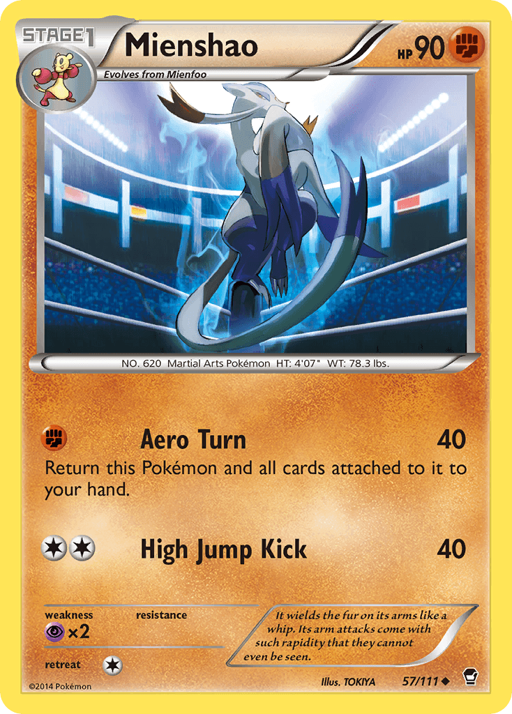 Carta Pokémon Mienshao 57