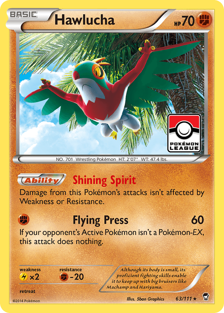 Carta Pokémon Hawlucha 63