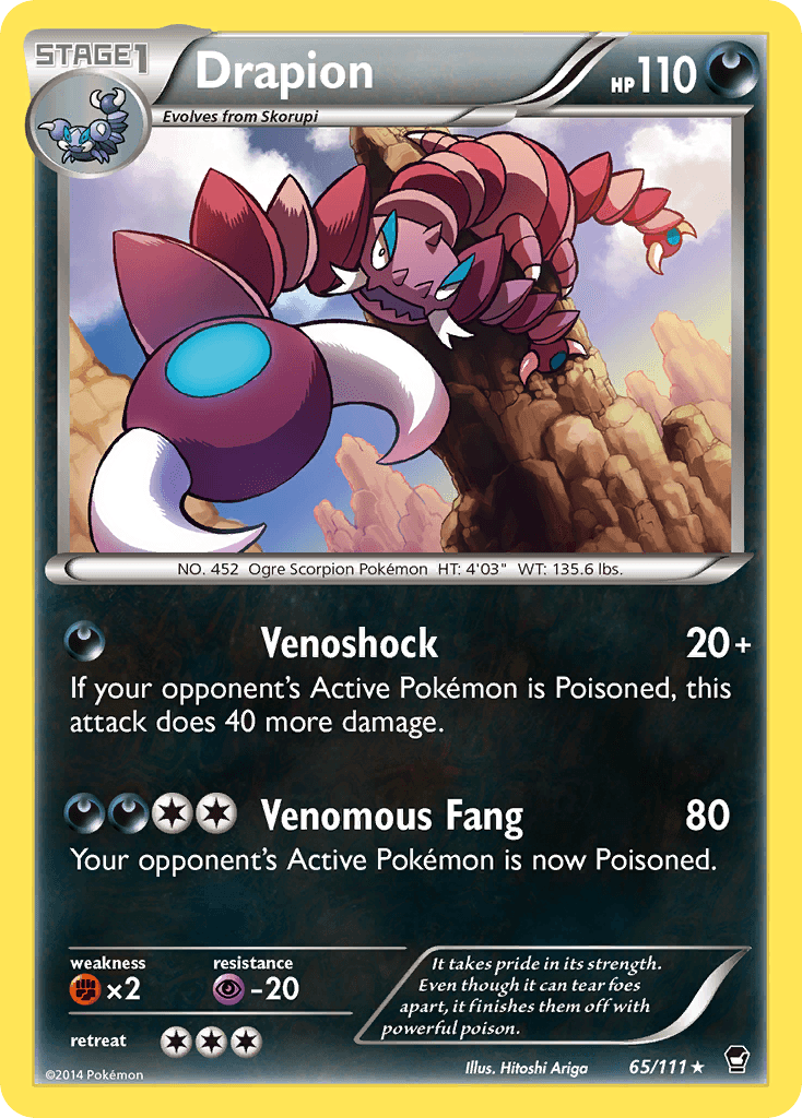 Carta Pokémon Drapion